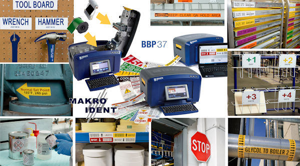 Brady BBP37 Mehrfarbdrucker für industrielle (Lean)-Kennzeichnungen Brady BBP37 Mehrfarbdrucker für industrielle (Lean)-Kennzeichnungen