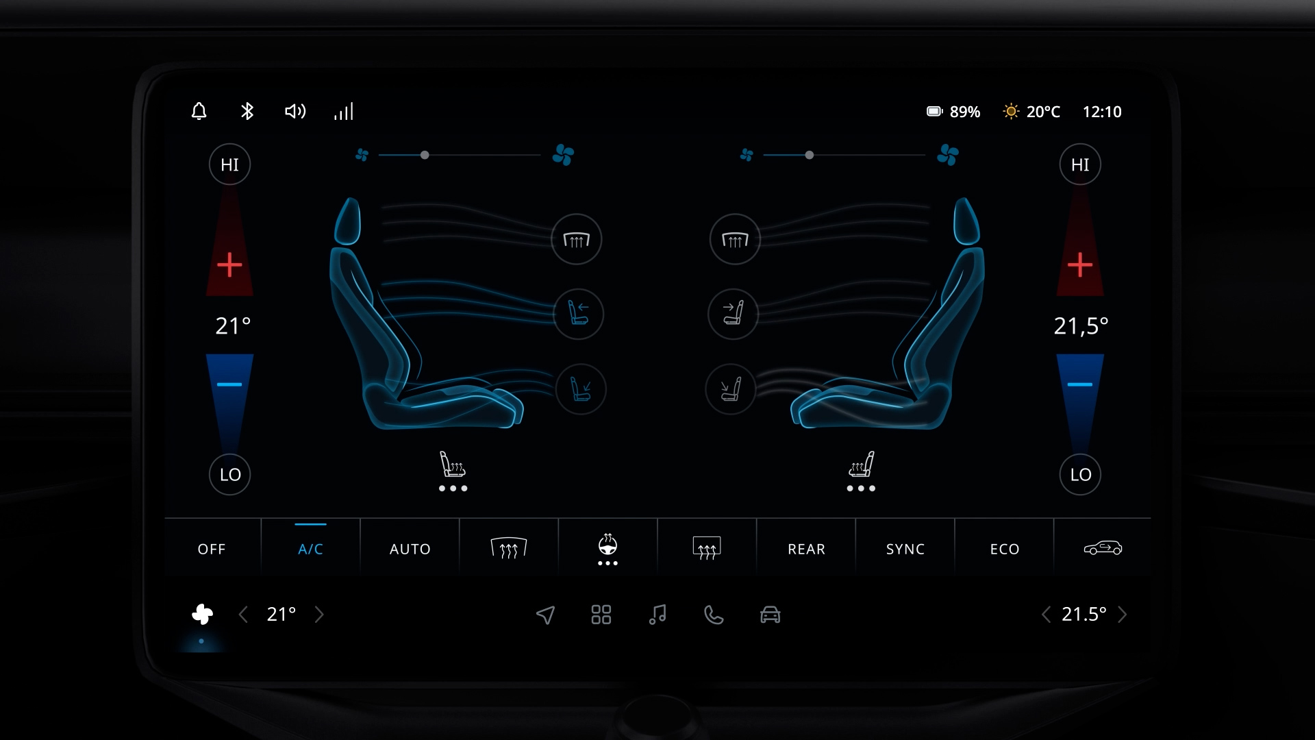 Intellias-Klimasteuerungslösung, auf Basis der TomTom IndiGO-Softwareplattform Intellias-Klimasteuerungslösung, auf Basis der TomTom IndiGO-Softwareplattform