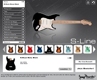 Der George Forester Gitarrenkonfigurator im Netz Der George Forester Gitarrenkonfigurator im Netz