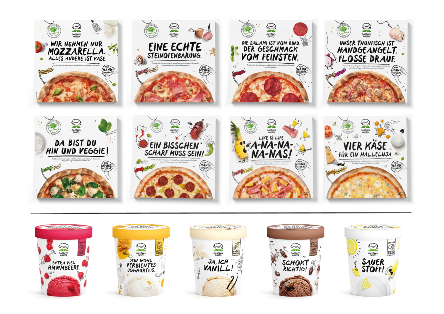 Gustavo Gusto: Pizza und Eis in Premium-Qualität Gustavo Gusto: Pizza und Eis in Premium-Qualität