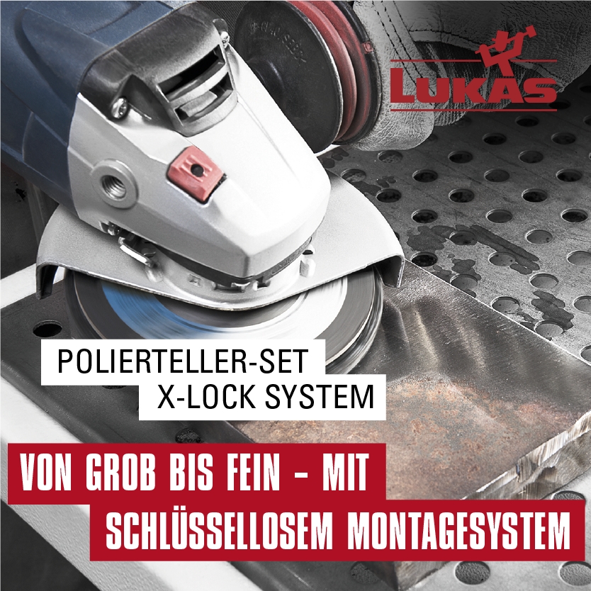 LUKAS-ERZETT Polierteller-Set X-LOCK
