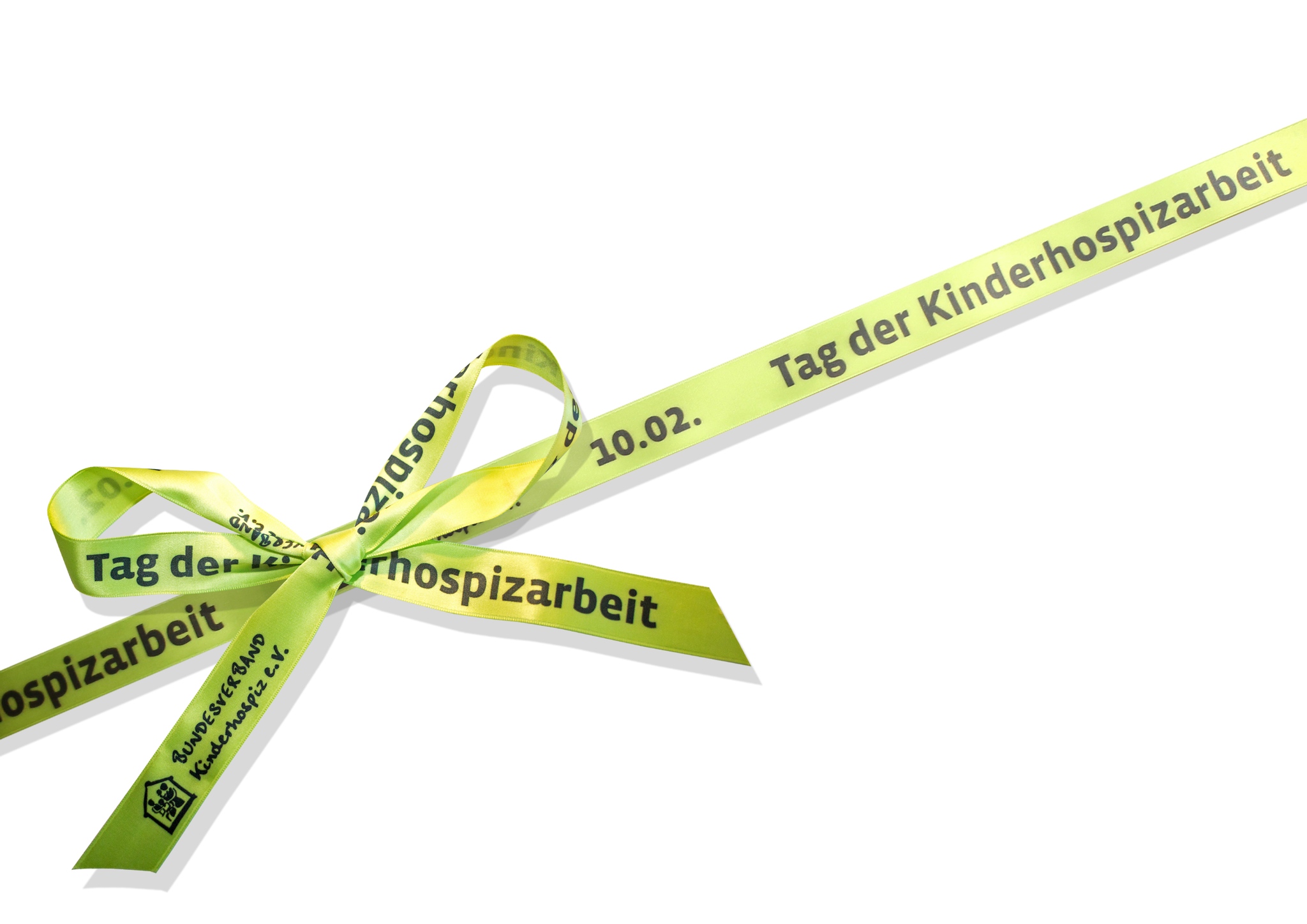 Das grüne Band soll ein Zeichen der Solidarität sein (Bildquelle: Bundesverband Kinderhospiz) Das grüne Band soll ein Zeichen der Solidarität sein (Bildquelle: Bundesverband Kinderhospiz)