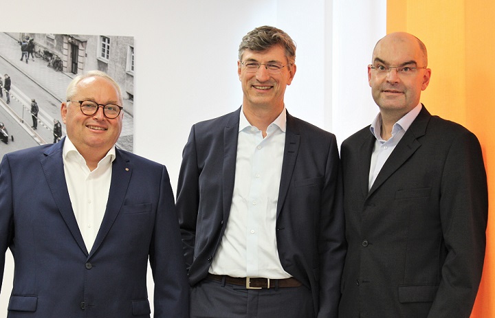 Die Geschäftsführer der SoftProject GmbH (v. l. n. r.): Joachim Beese, Dirk Detmer, Oliver Kölmel