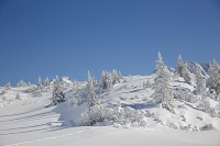 Winterlandschaft um das Valluga Hotel