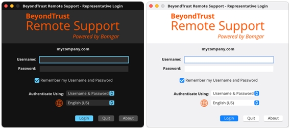 Zu den neuen Funktionen von BeyondTrust Privileged Remote Access 22.1 zählt der Dunkelmodus. (Bildquelle: BeyondTrust) Zu den neuen Funktionen von BeyondTrust Privileged Remote Access 22.1 zählt der Dunkelmodus. (Bildquelle: BeyondTrust)