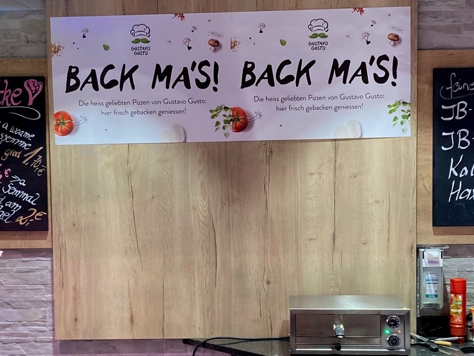 Das gibt es auch: Frisch aufgebackene Gustavo Gusto-Tiefkühlpizzen Das gibt es auch: Frisch aufgebackene Gustavo Gusto-Tiefkühlpizzen