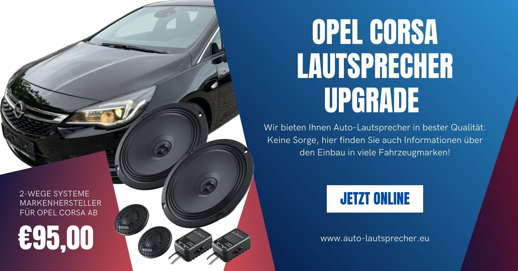 Opel Corsa Lautsprecher Upgrade von auto-lautsprecher.eu Opel Corsa Lautsprecher Upgrade von auto-lautsprecher.eu