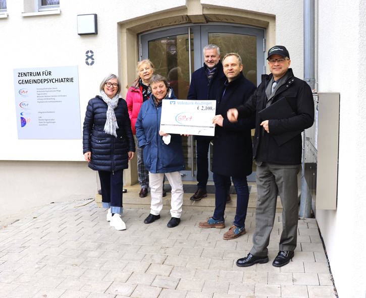 Reutlinger Spendenparlamentübergibt Euro 2100 Spende an die GP.rt. Reutlinger Spendenparlamentübergibt Euro 2100 Spende an die GP.rt.