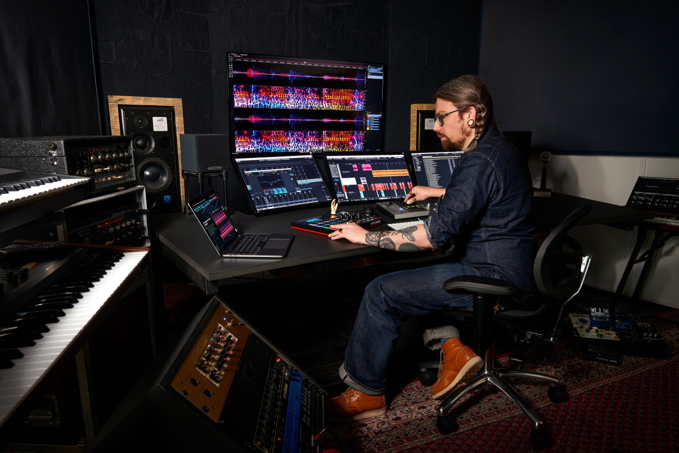 Philipp Feit vom Hamburger Musik- und Tonstudio German Wahnsinn