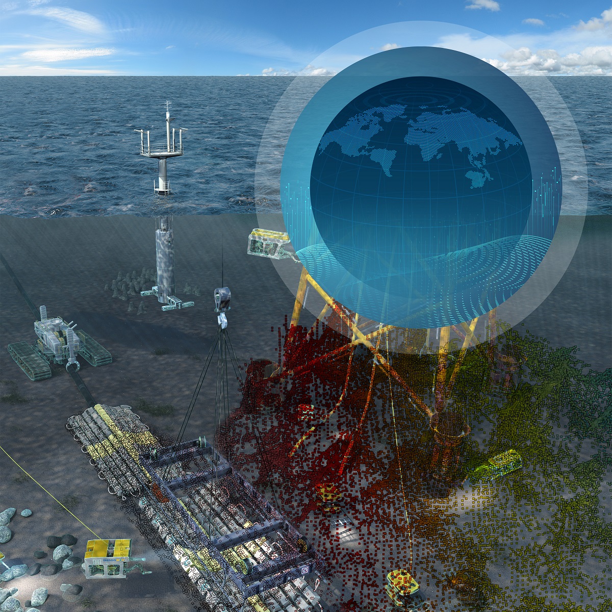 Marispace-X: Fraunhofer IGD erschafft digitalen Zwilling der Unterwasserwelt für Echtzeitanwendungen Marispace-X: Fraunhofer IGD erschafft digitalen Zwilling der Unterwasserwelt für Echtzeitanwendungen