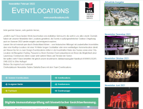 Der Newsletter EVENTLOCATIONS präsentiert in einem Special Sommerlocations 2022