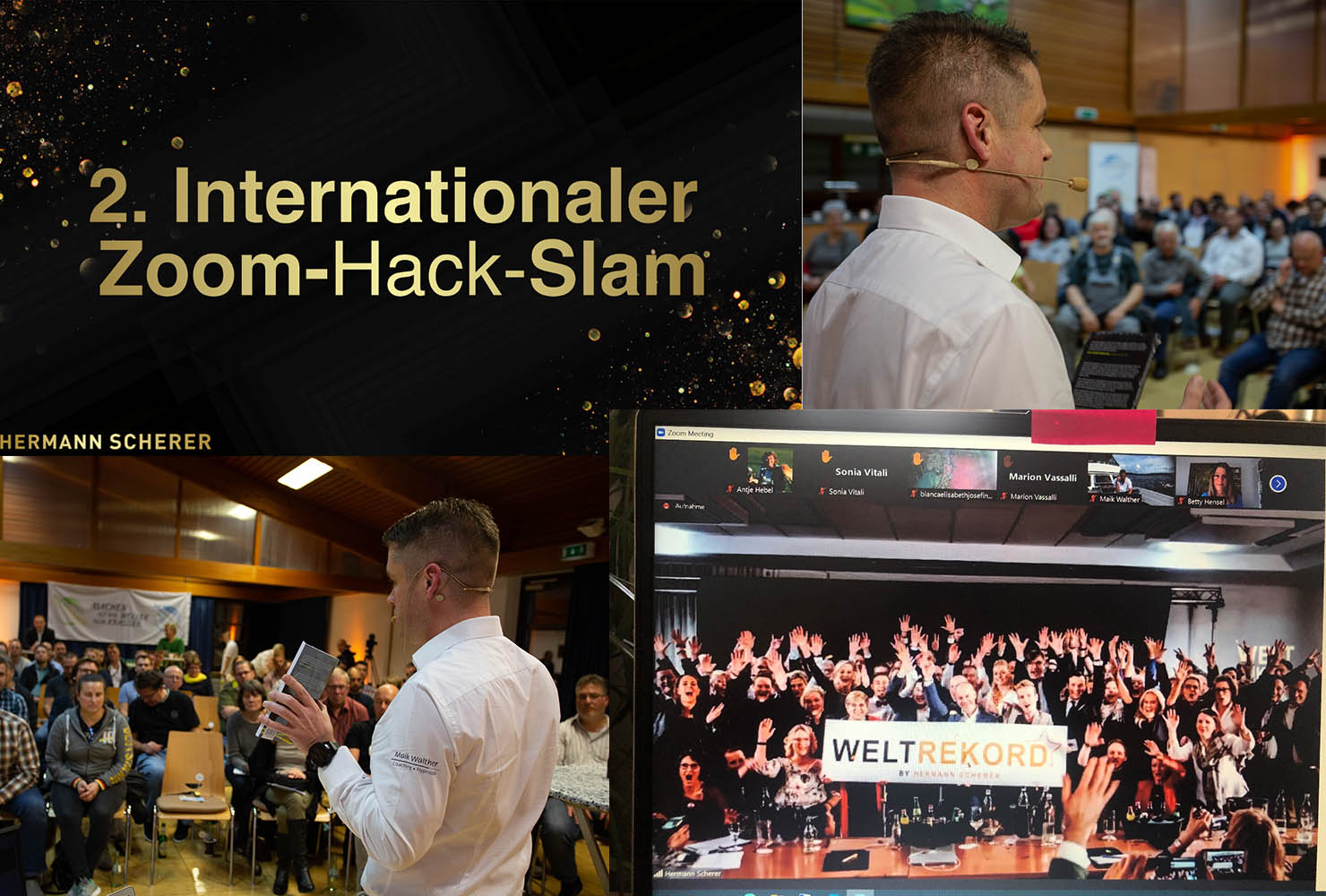 Maik Walther bei seinem Hack Maik Walther bei seinem Hack