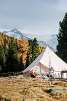 Glamping mit traumhafter Bergkulisse (c) Ahrntal Aktiv (Tourismusverein Ahrntal)