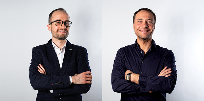 Francesco Medda, CEO Tilby  und Massimiliano Grasso, Tilby Business Development (Bildquelle: www.zucchetti.com)