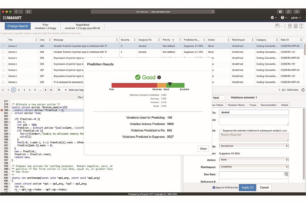 Parasoft Reporting Dashboard: automatisierte Testergebnisse undübersichtliche Auswertung Parasoft Reporting Dashboard: automatisierte Testergebnisse undübersichtliche Auswertung