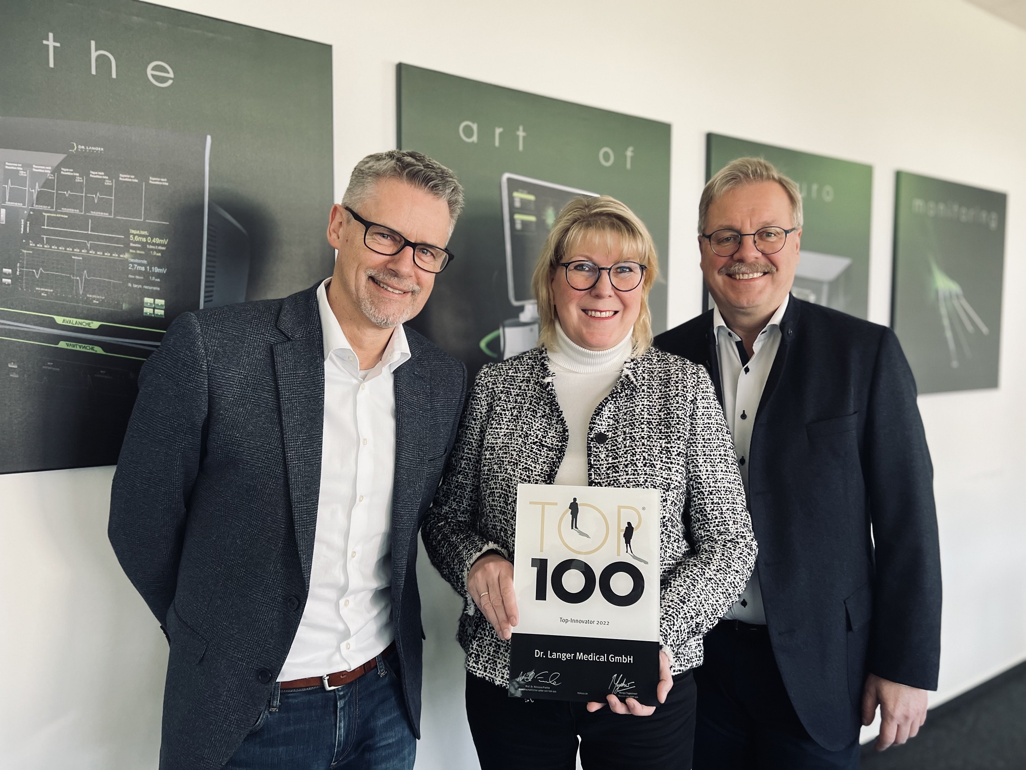 CEOs Christian Hartmann, Heike Langer, Dr. Andreas Langer CEOs Christian Hartmann, Heike Langer, Dr. Andreas Langer