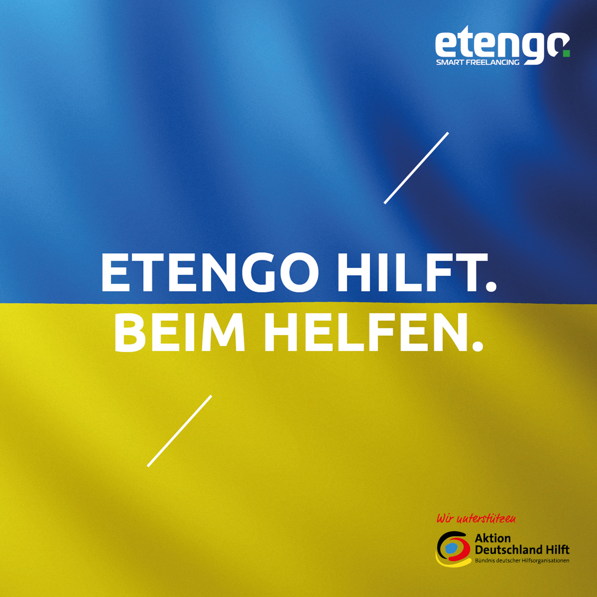 Etengo hilft. Beim Helfen.