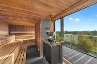 Skysauna mit traumhaften Ausblick (Kurhotel Wittelsbach)