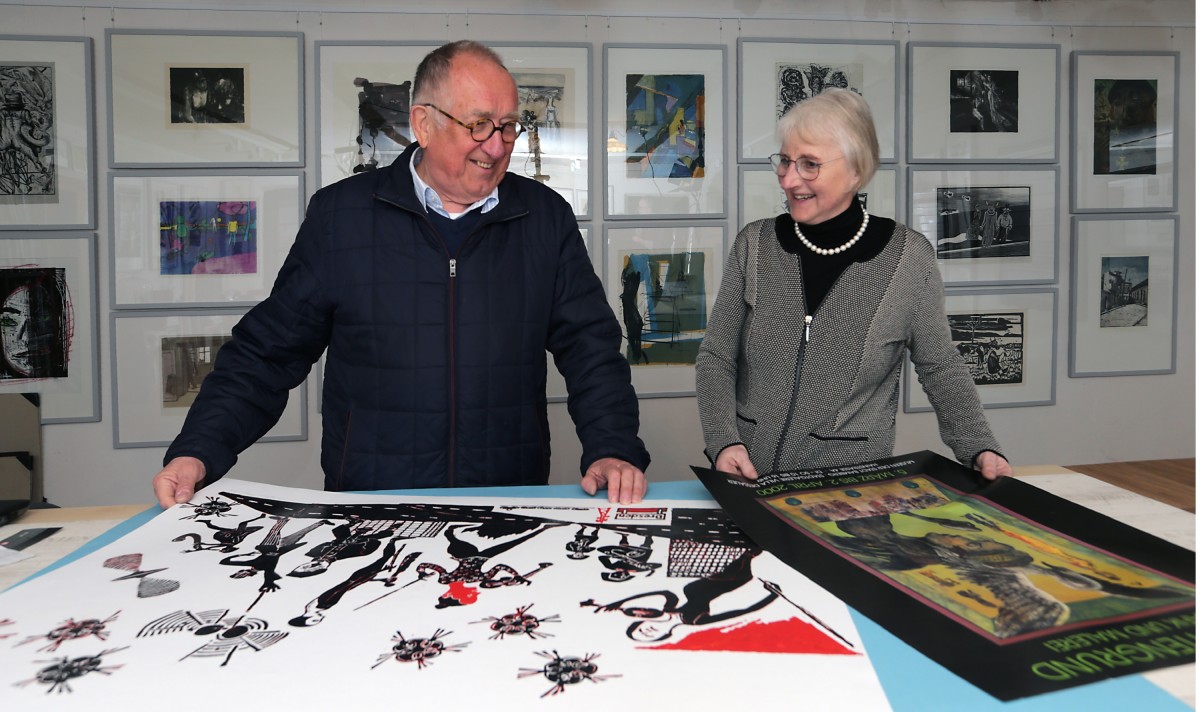 Günter und Anita Lichtenstein, Stiftung Göpfersdorf - beide in der Sammlung (© Jens Paul Taubert)