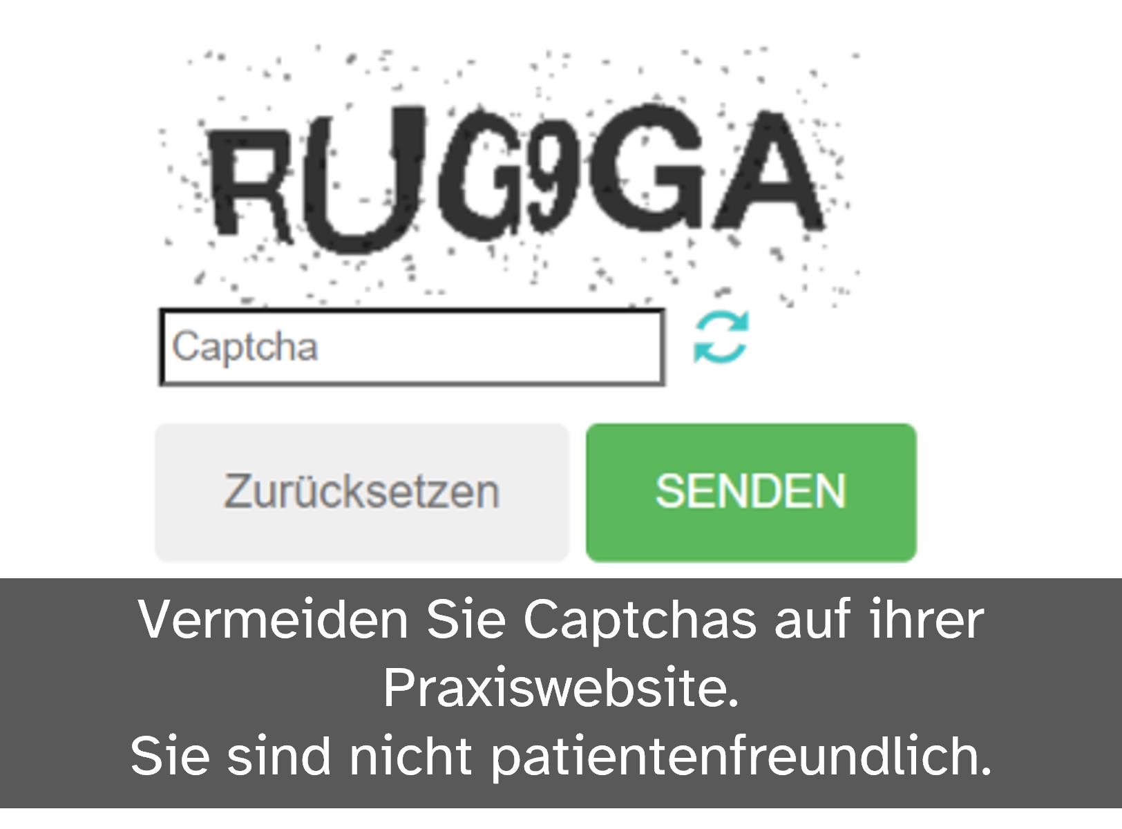 Captchas sind eine Hürde für viele Menschen Captchas sind eine Hürde für viele Menschen