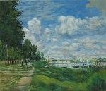 Kopiertes Bild von Claude Monet: Der Teich von Argenteuil Kopiertes Bild von Claude Monet: Der Teich von Argenteuil