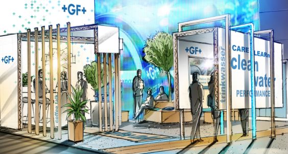 GFairs ist ein neuartiges Messeerlebnis für die IFH-Besucherinnen und Besucher. (Bildquelle: @Georg Fischer)