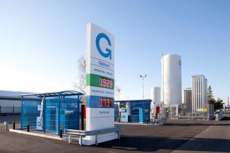 UTA Edenred-Kunden stehen jetzt auch die Gas-Tankstellen von Gasum in Skandinavien zur Verfügung. (Bildquelle:©Gasum) UTA Edenred-Kunden stehen jetzt auch die Gas-Tankstellen von Gasum in Skandinavien zur Verfügung. (Bildquelle:©Gasum)