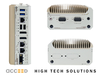 Lüfterloser Embedded-Controller POC-400 auf 10-nm-Elkhart-Lake-Basis von Acceed Lüfterloser Embedded-Controller POC-400 auf 10-nm-Elkhart-Lake-Basis von Acceed