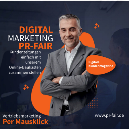 Mit PR-Fair der erste Online-Baukasten zum Erstellen von Kundenmagazinen
