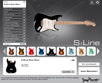 Online E-Gitarren Konfigurator