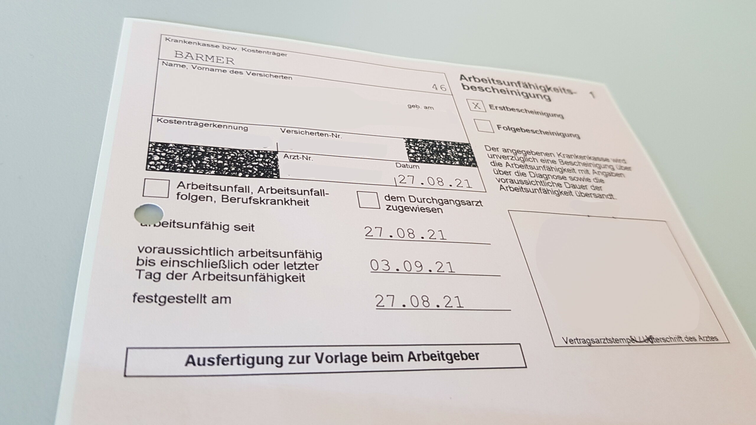 Der Gelbe Zettel fällt bald weg Der Gelbe Zettel fällt bald weg