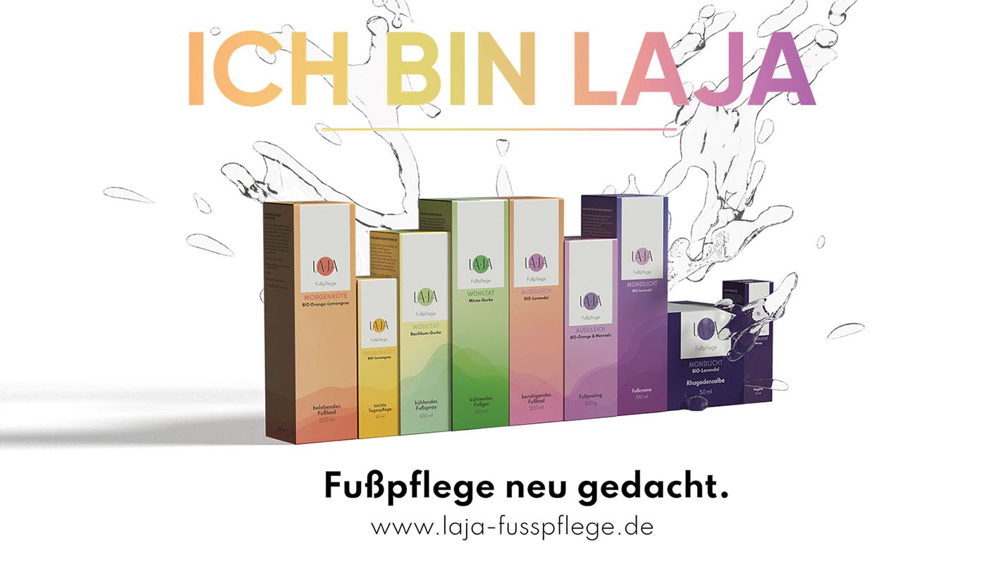 Für jede Tages- und Nachtzeit gibt es ein nachhaltiges, veganes Fußpflegeprodukt (Bildquelle: Bahner Feinwerktechnik GmbH, München)