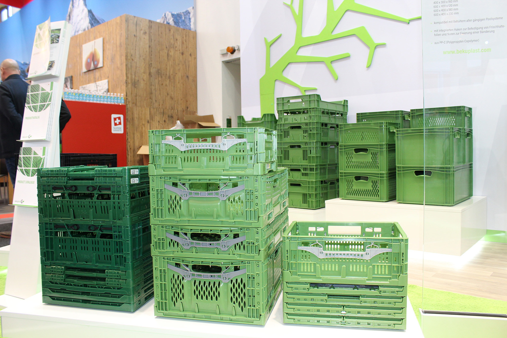Klappboxen für Obst und Gemüse