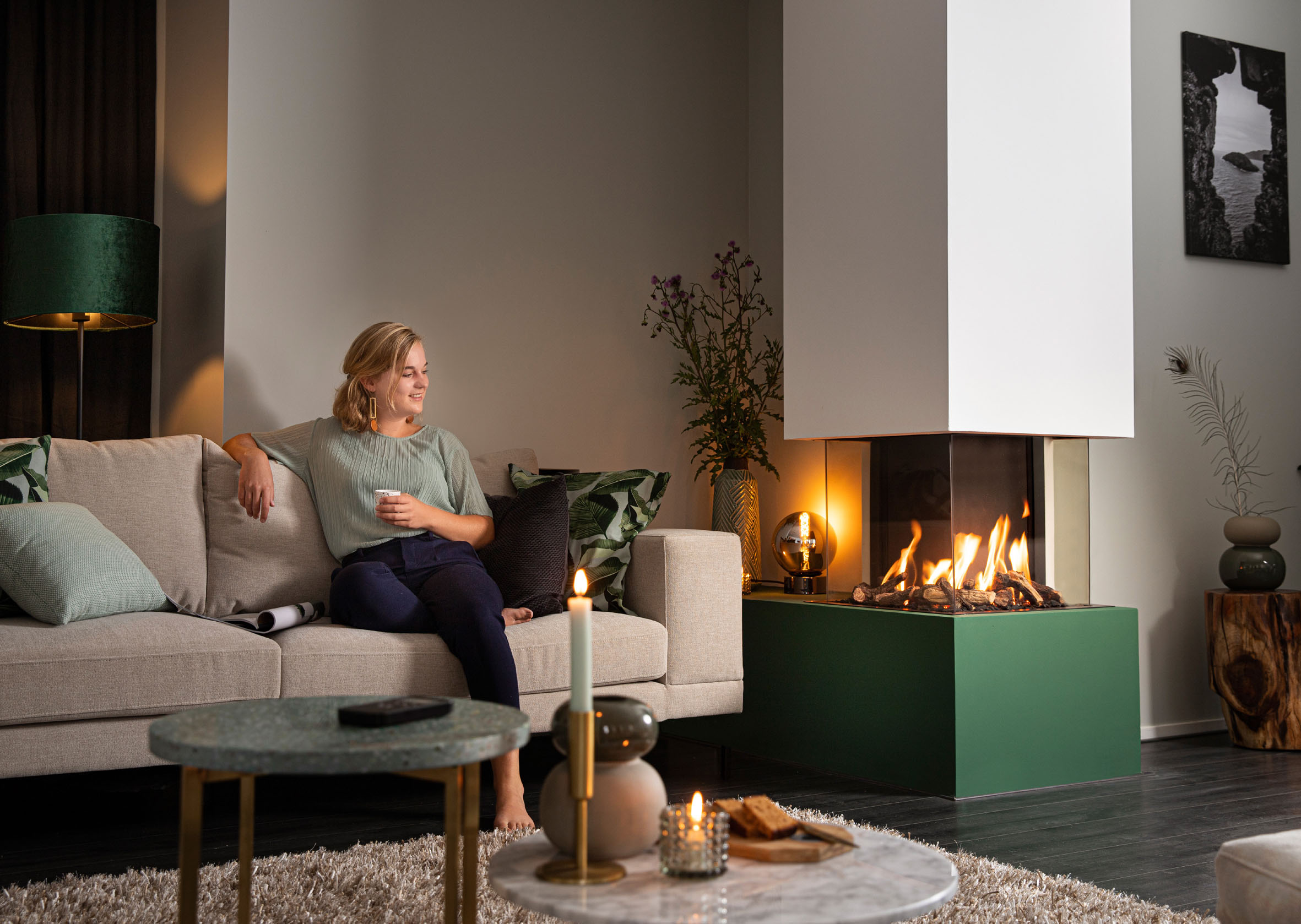 Gaskamine sind ideal für urbanes und modernes Wohnen