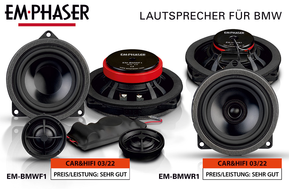 Nummer 1–EMPHASER Lautsprecher für BMW