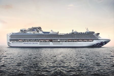 Die Sapphire Princess steuert 2023/24 Südamerika an. Foto: Princess Cruises Die Sapphire Princess steuert 2023/24 Südamerika an. Foto: Princess Cruises