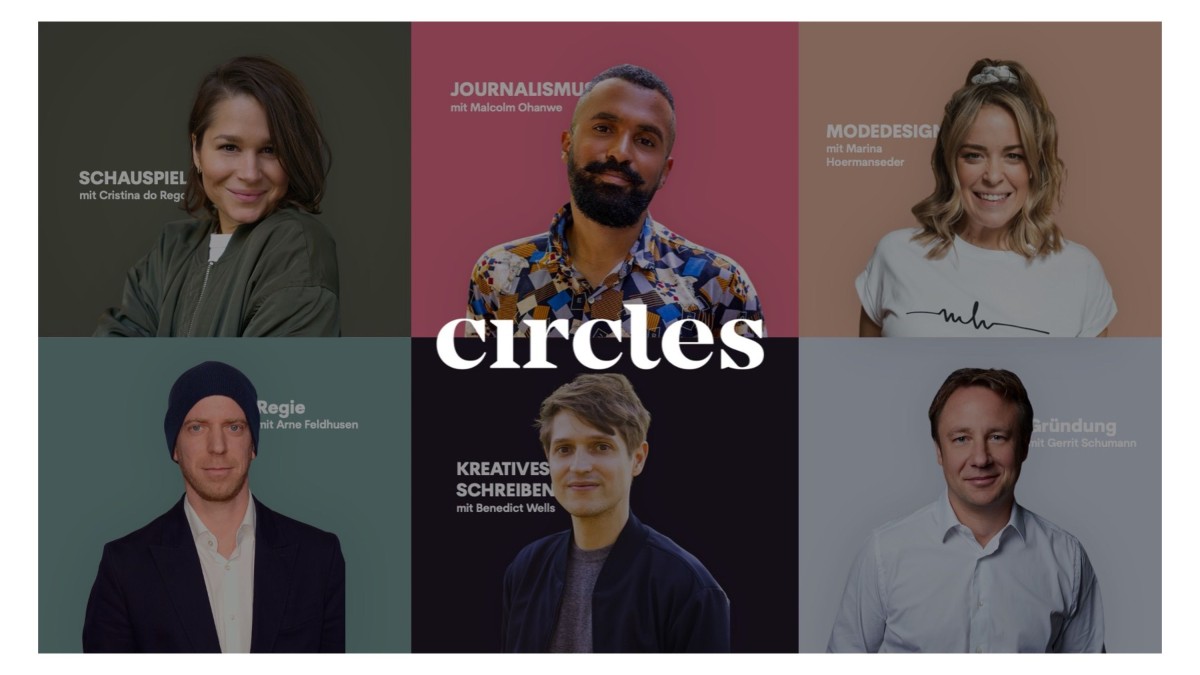 circles sind themenspezifische Online-Kurse in kleinen Gruppen, live mit Weltklasse-Mentoren (© teech Education GmbH) circles sind themenspezifische Online-Kurse in kleinen Gruppen, live mit Weltklasse-Mentoren (© teech Education GmbH)
