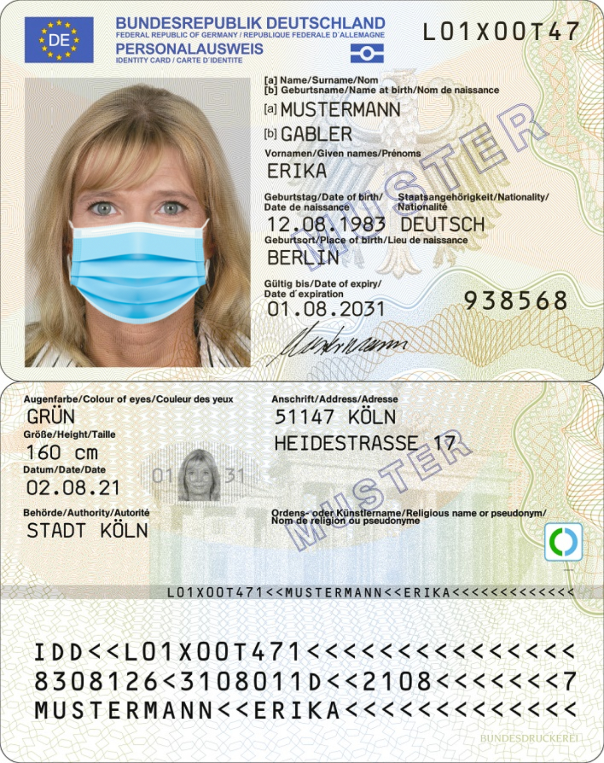 Neu für die Gastronomie der Personalausweis mit Masken-Ausweisfunktion (2022) Neu für die Gastronomie der Personalausweis mit Masken-Ausweisfunktion (2022)