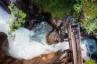 Die Leitenkammerklamm im Wildgerlostal bestaunen (Tourismusverband Krimml)