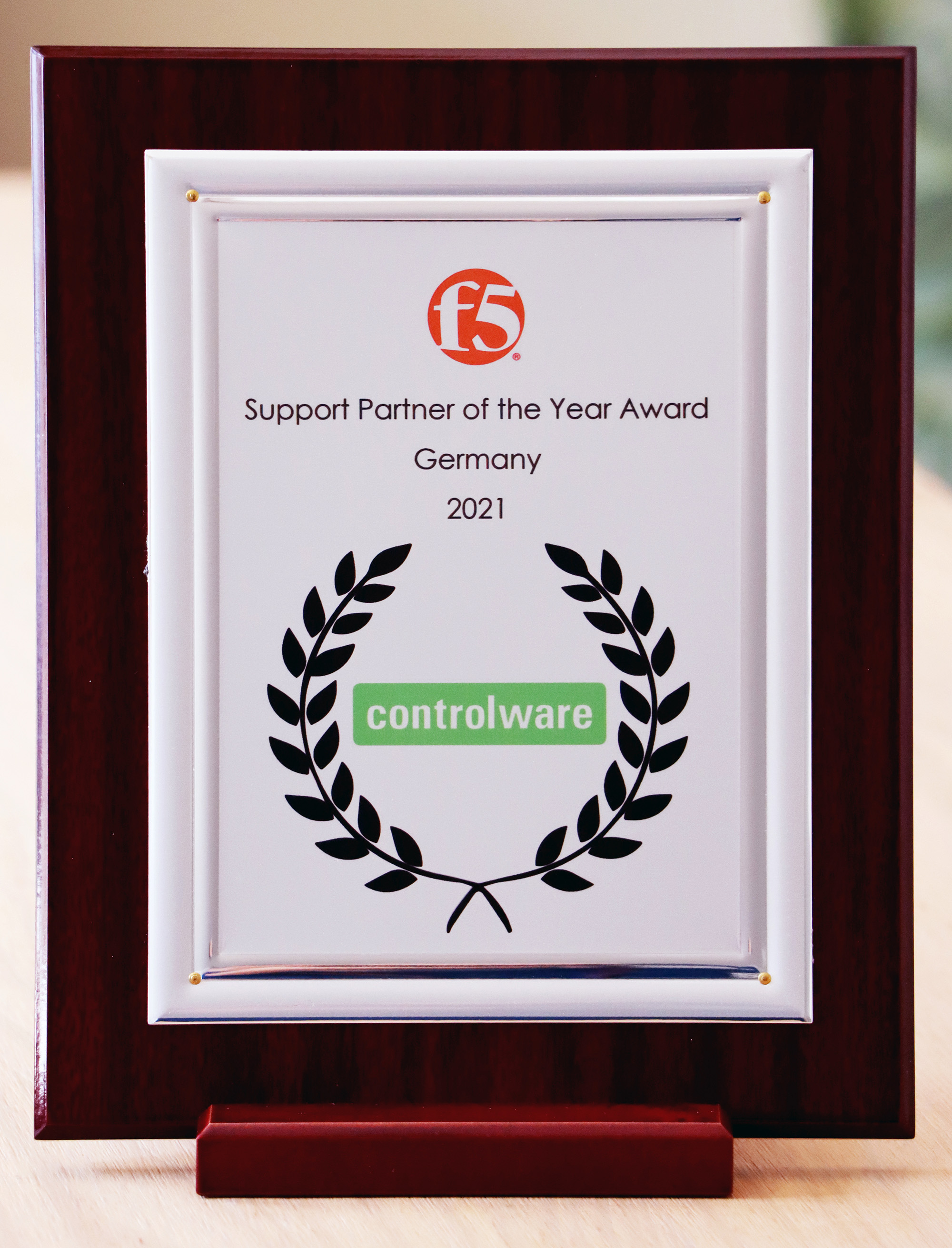 Controlware wurde von F5 als„F5 Support Partner of the Year 2021“ausgezeichnet. Controlware wurde von F5 als„F5 Support Partner of the Year 2021“ausgezeichnet.