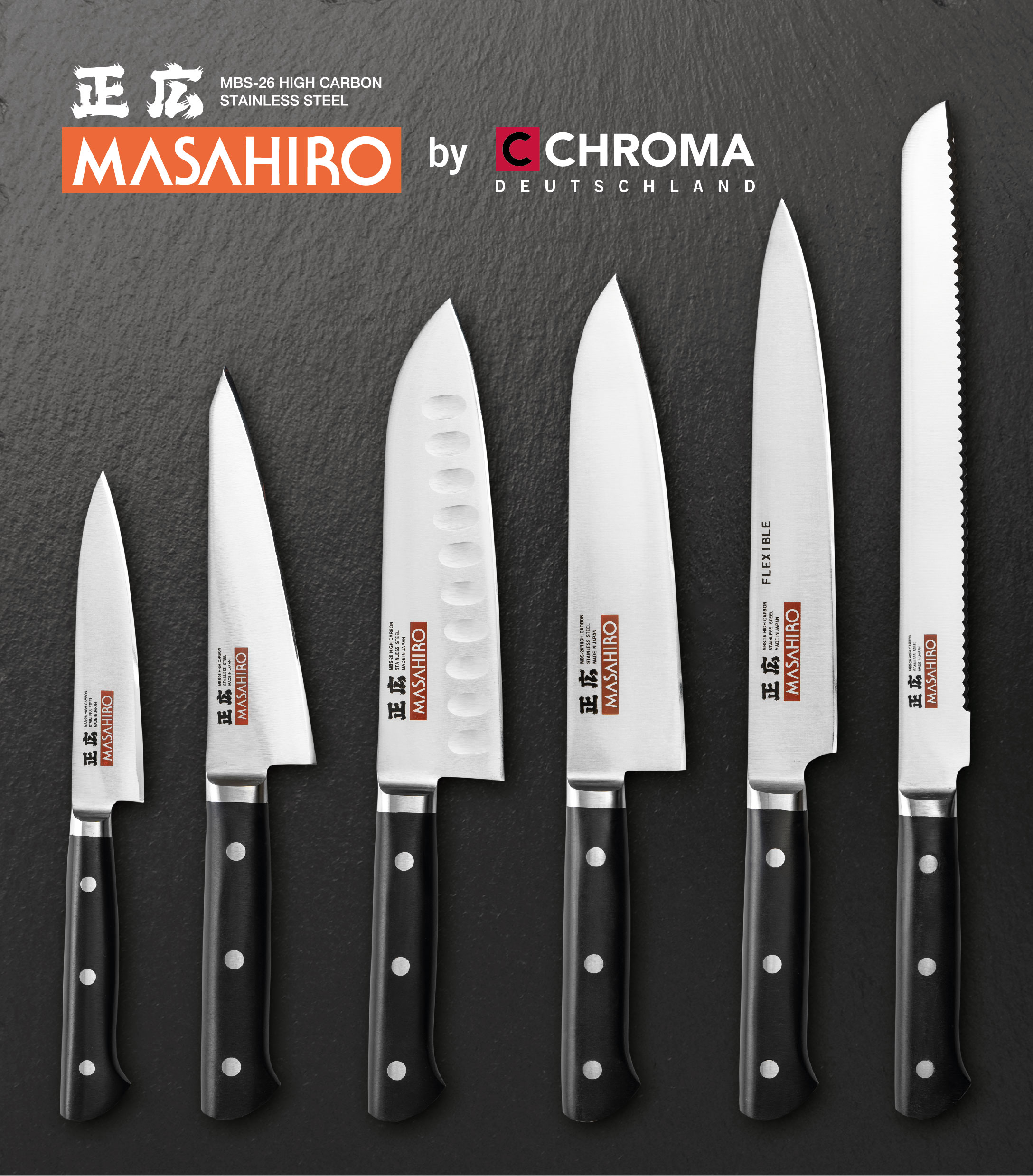 Neuheiten der Serie Masahiro, Bildrechte: Chroma Messer Deutschland