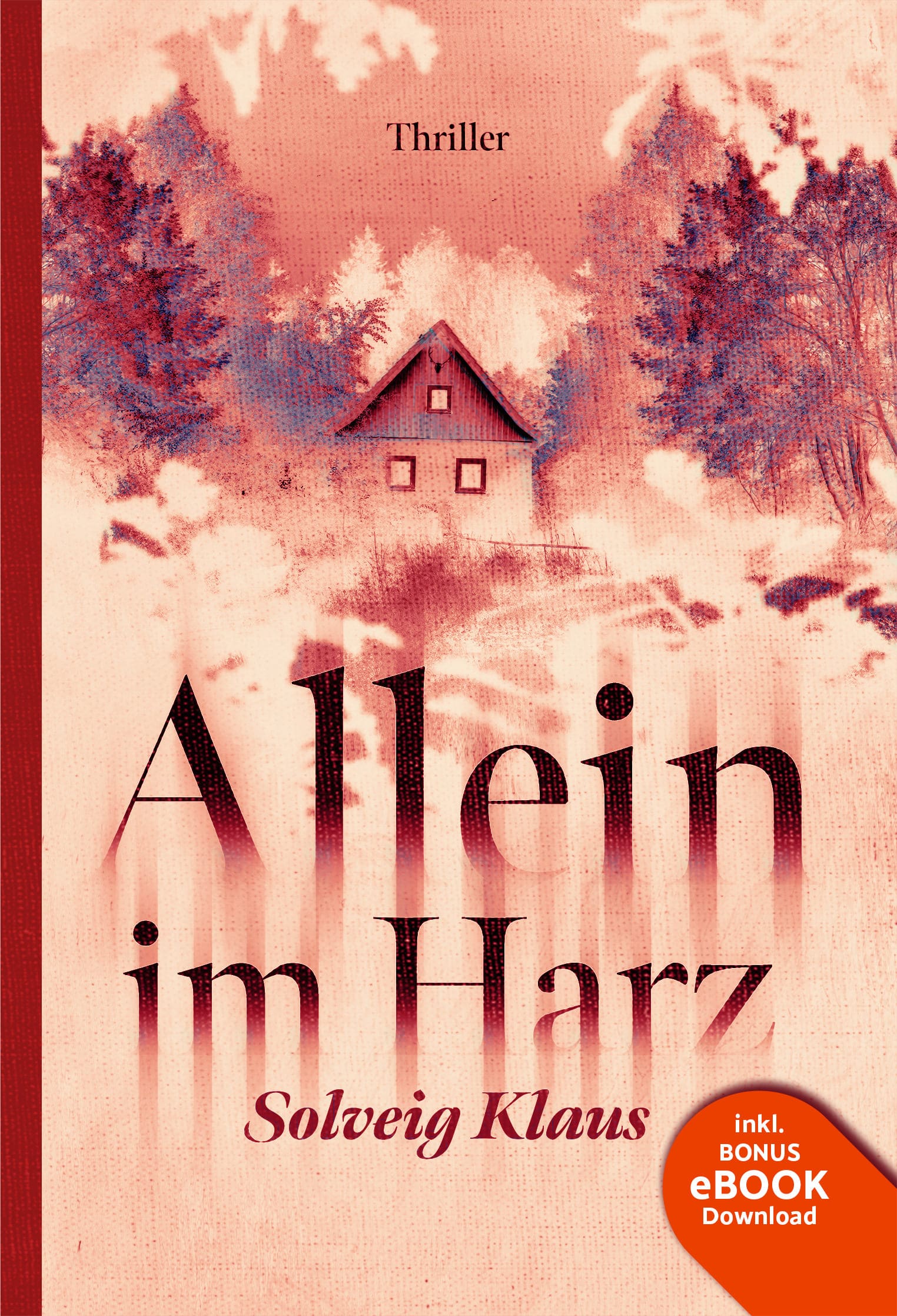 Buchcover"Allein im Harz", Thriller von Solveig Klaus Buchcover"Allein im Harz", Thriller von Solveig Klaus