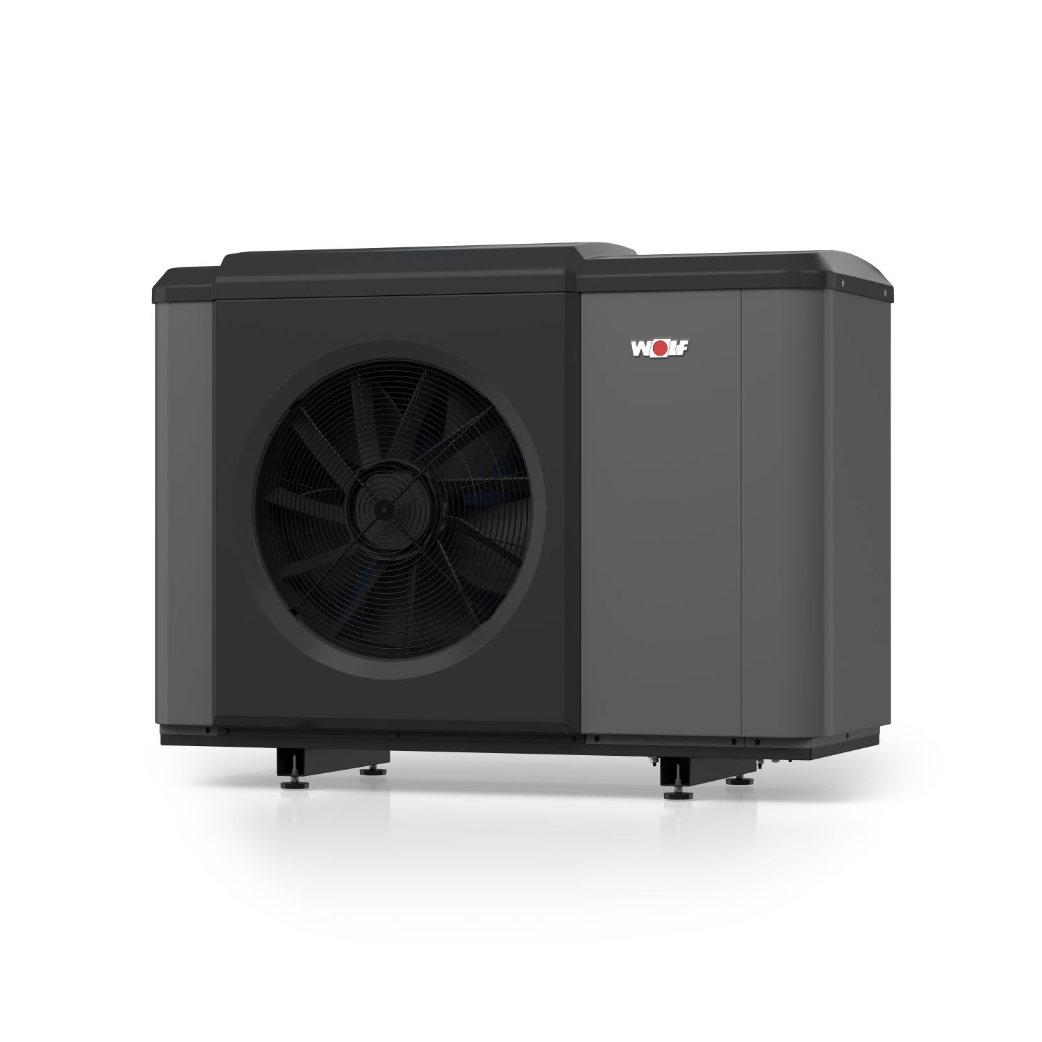 Die CHA-Monoblock wird mit dem natürlichen Kältemittel R290 betrieben. (Bildquelle: WOLF) Die CHA-Monoblock wird mit dem natürlichen Kältemittel R290 betrieben. (Bildquelle: WOLF)