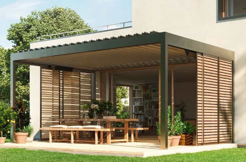 WAREMA, Lamellendach (Bildquelle: @WAREMA Schweiz GmbH)