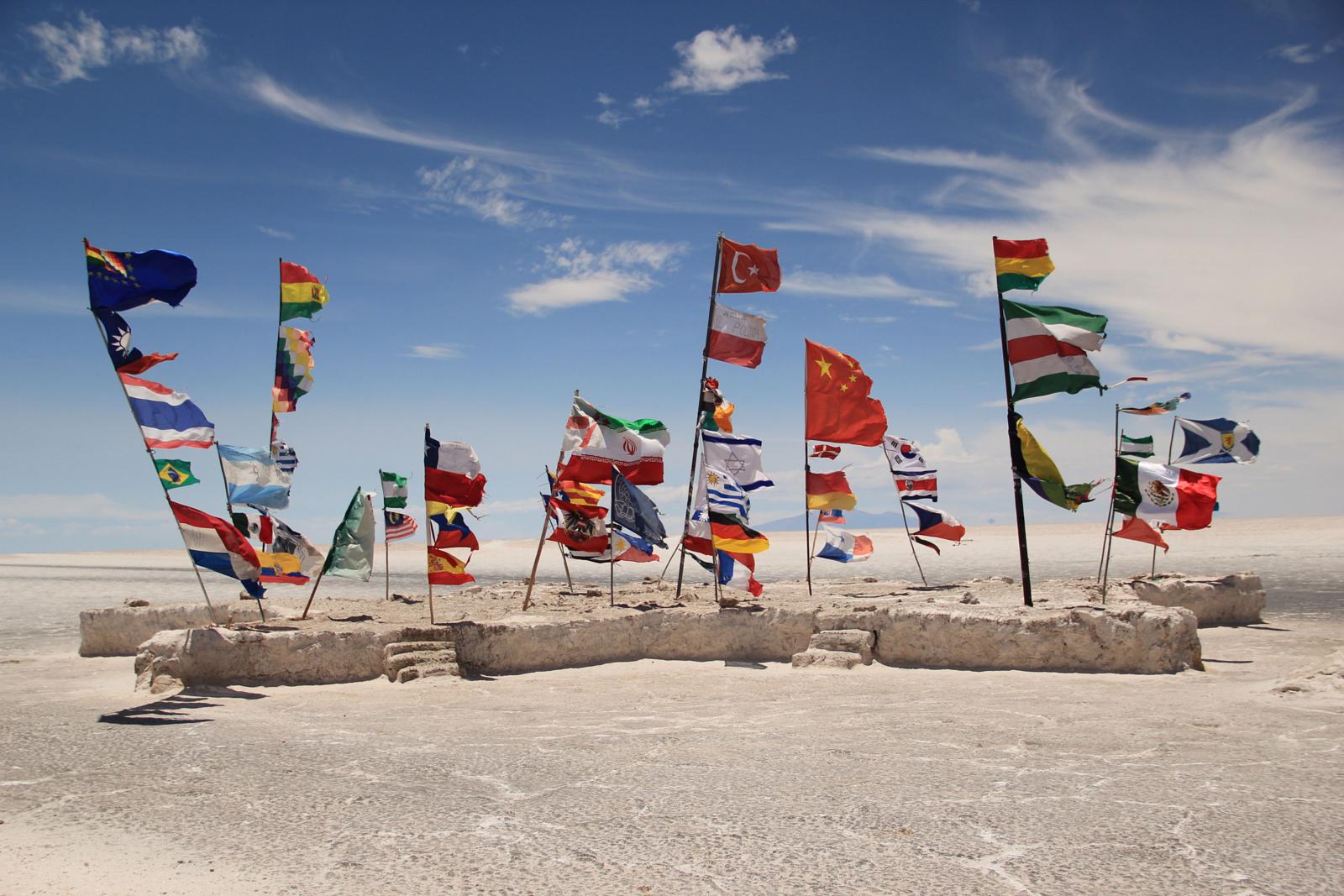 Auf dem Slar de Uyuni