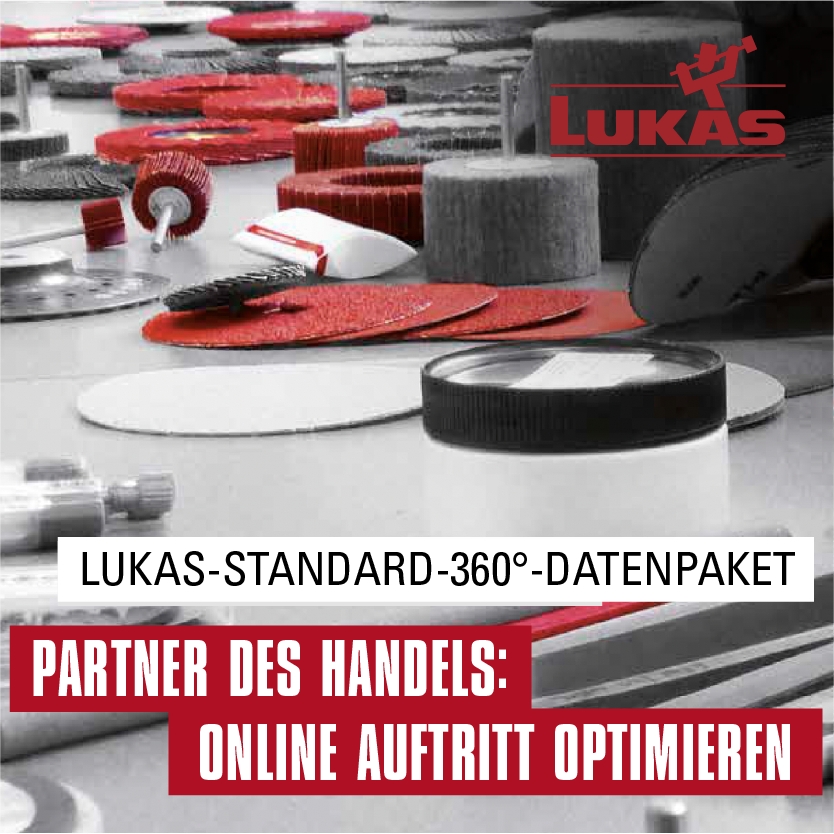 Das LUKAS-Standard-360°-Datenpaket optimiert Ihren online Auftritt. Das LUKAS-Standard-360°-Datenpaket optimiert Ihren online Auftritt.