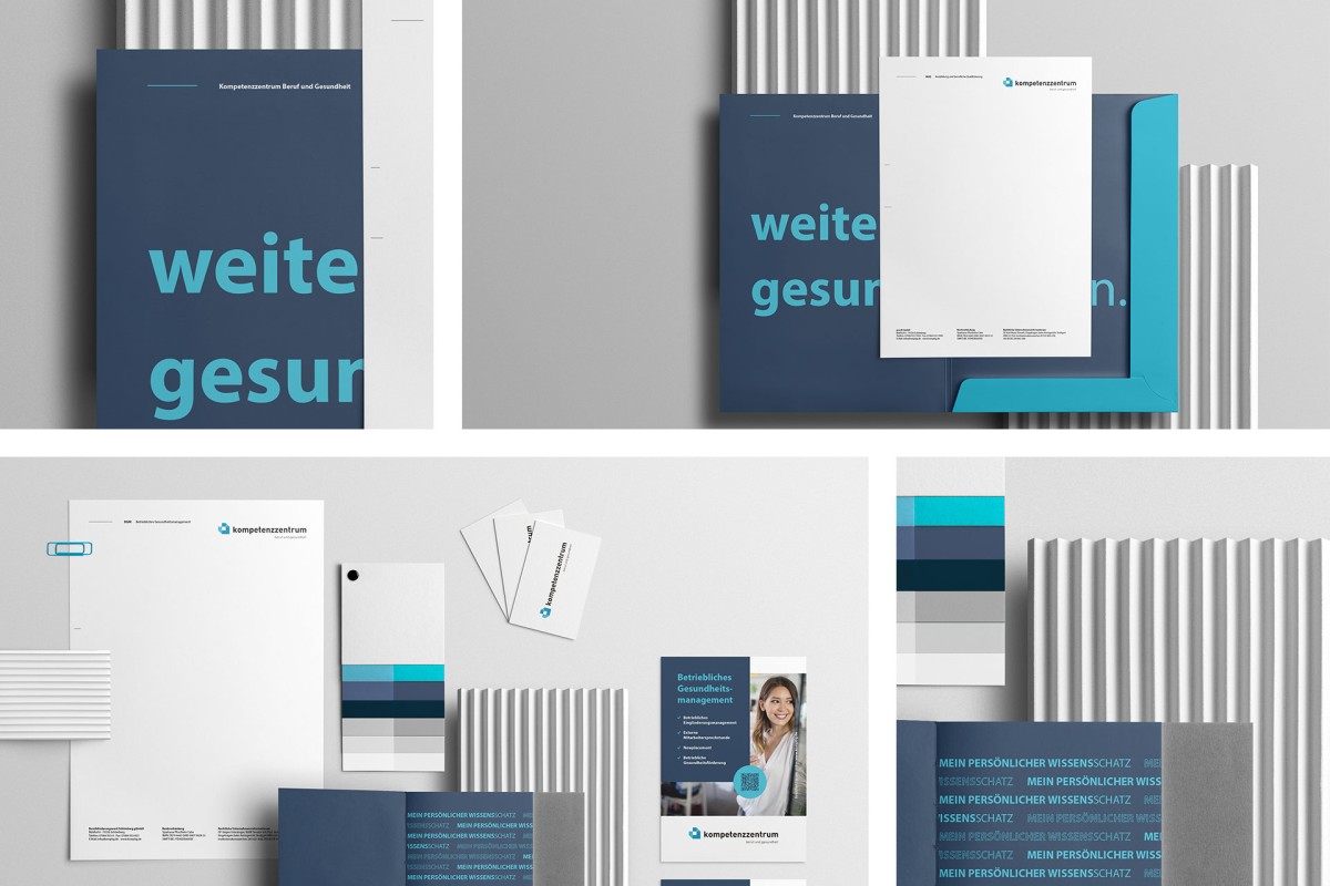 Markenrelaunch des Kompetenzentrums Beruf und Gesundheit (© bemoody GmbH)