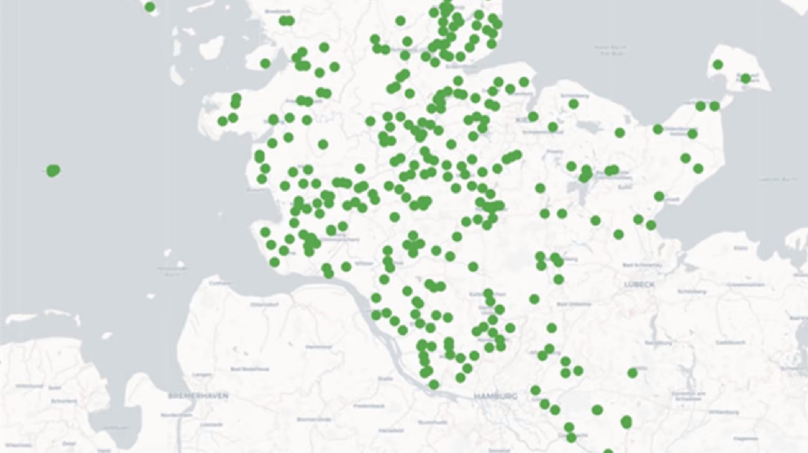 Mehr als 350 LoRaWAN-Antennen hat SH Netz zum Jahreswechsel in Schleswig-Holstein installiert.