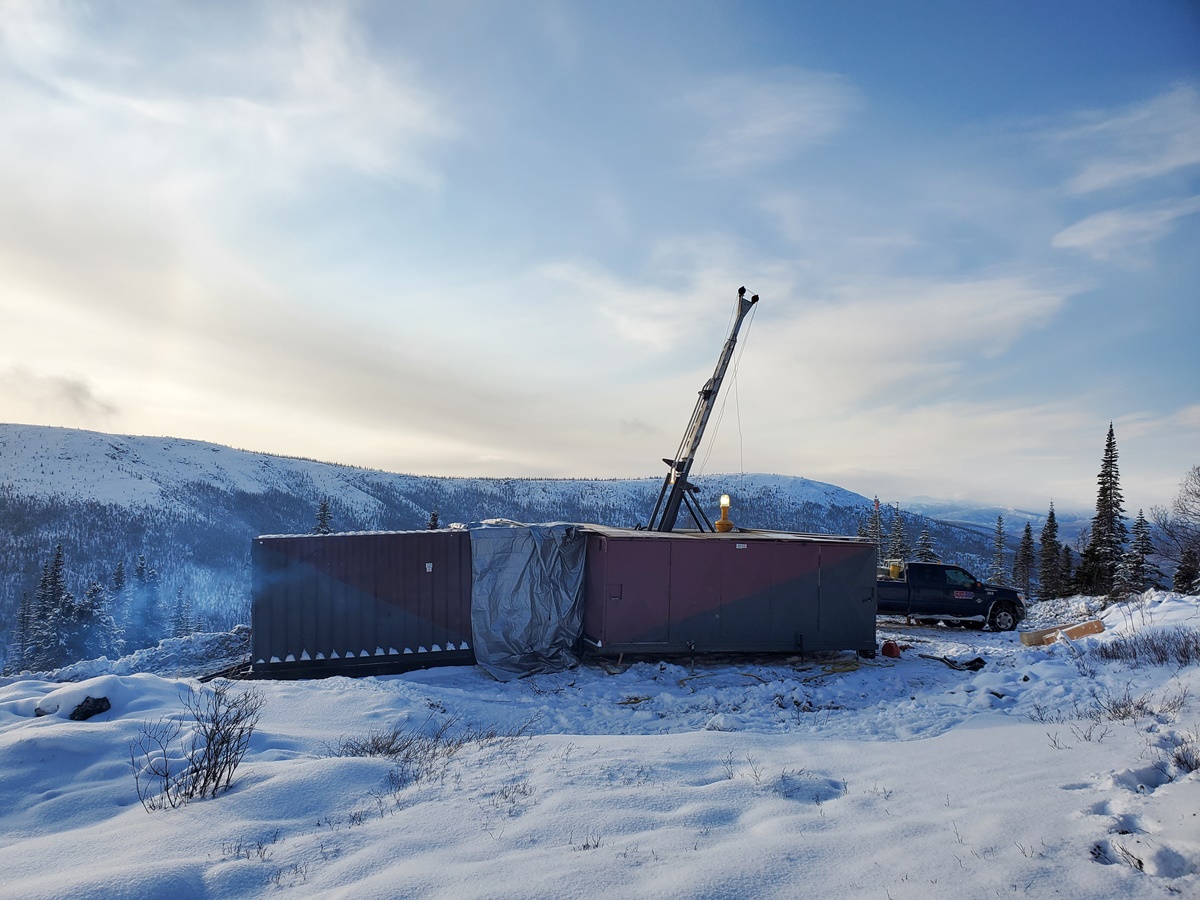 Bohrung auf deinem Projekt von Alianza; Foto: Alianza Minerals