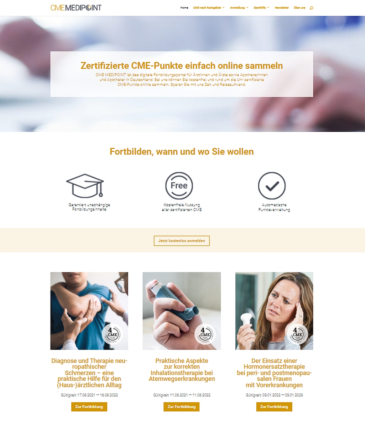 Fortbildungsportal fürÄrzte und Apotheker mit neuen Angeboten und Funktionen Fortbildungsportal fürÄrzte und Apotheker mit neuen Angeboten und Funktionen